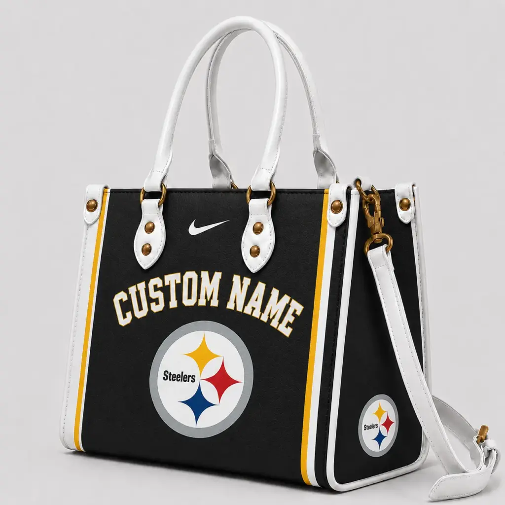 Pittsburgh Steelers Custom Leather Bag