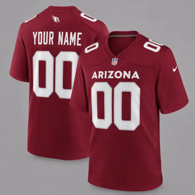 Arizona Cardinals Custom Game Football Jersey