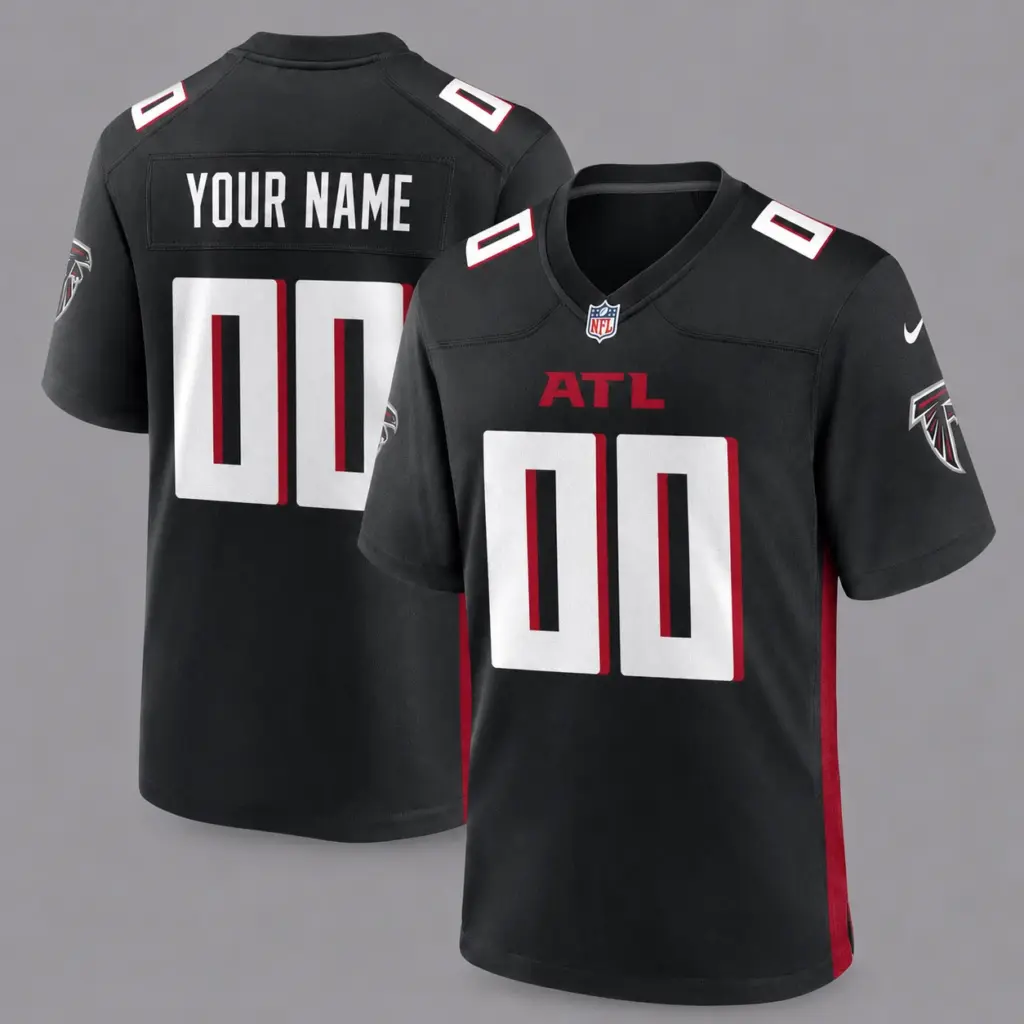 Atlanta Falcons Custom Game Football Jersey