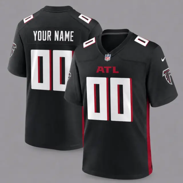 Atlanta Falcons Custom Game Football Jersey