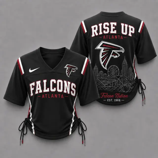 Atlanta Falcons Women’s Lace-Up Jersey