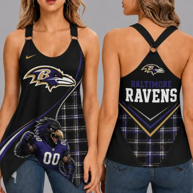 Baltimore Ravens Women’s Ring Strap Tank Top