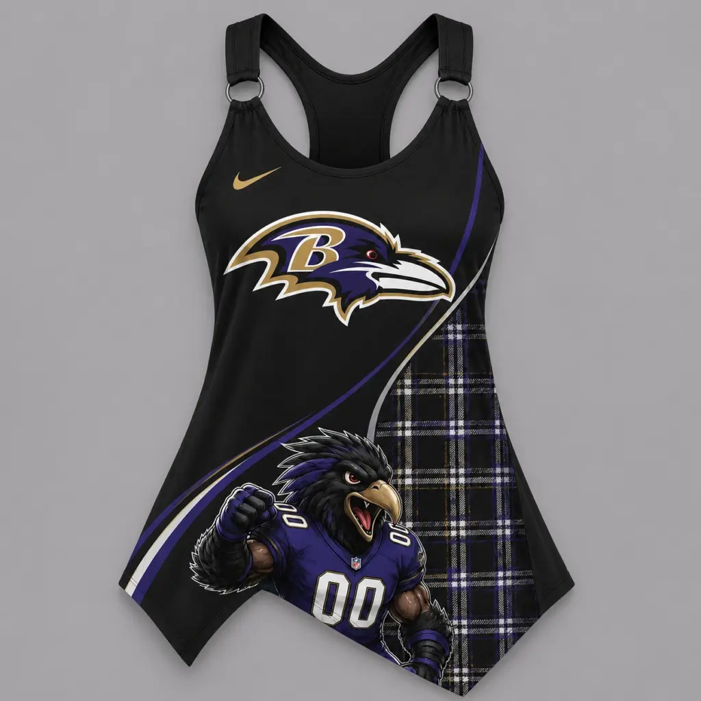 Baltimore Ravens Women’s Ring Strap Tank Top