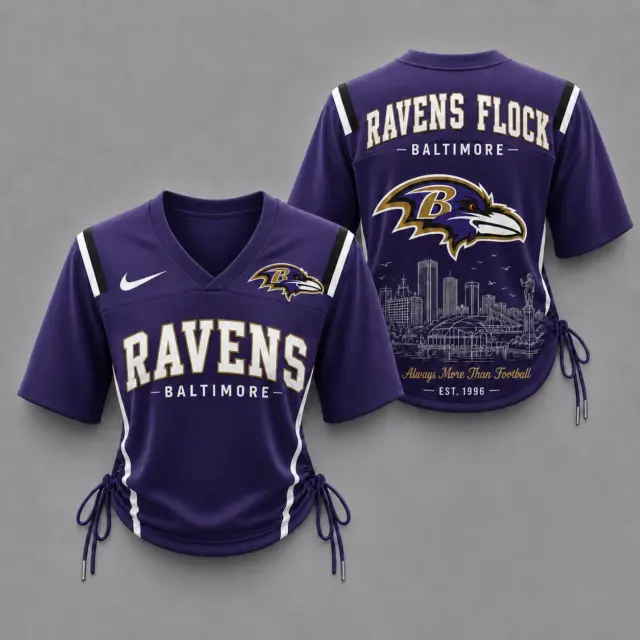 Baltimore Ravens Women’s Lace-Up Jersey