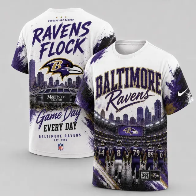 Baltimore Ravens Game Day Every Day T-shirt