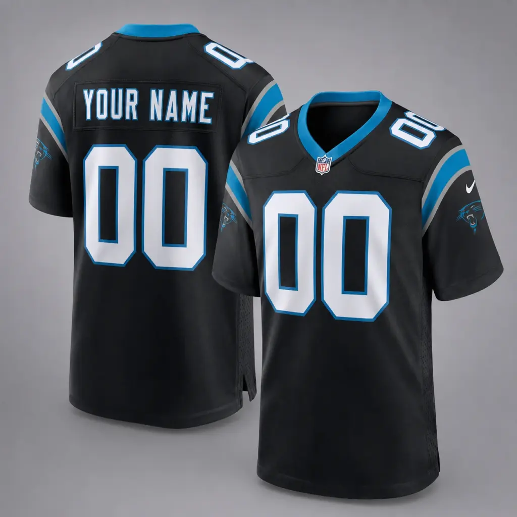 Carolina Panthers Custom Game Football Jersey