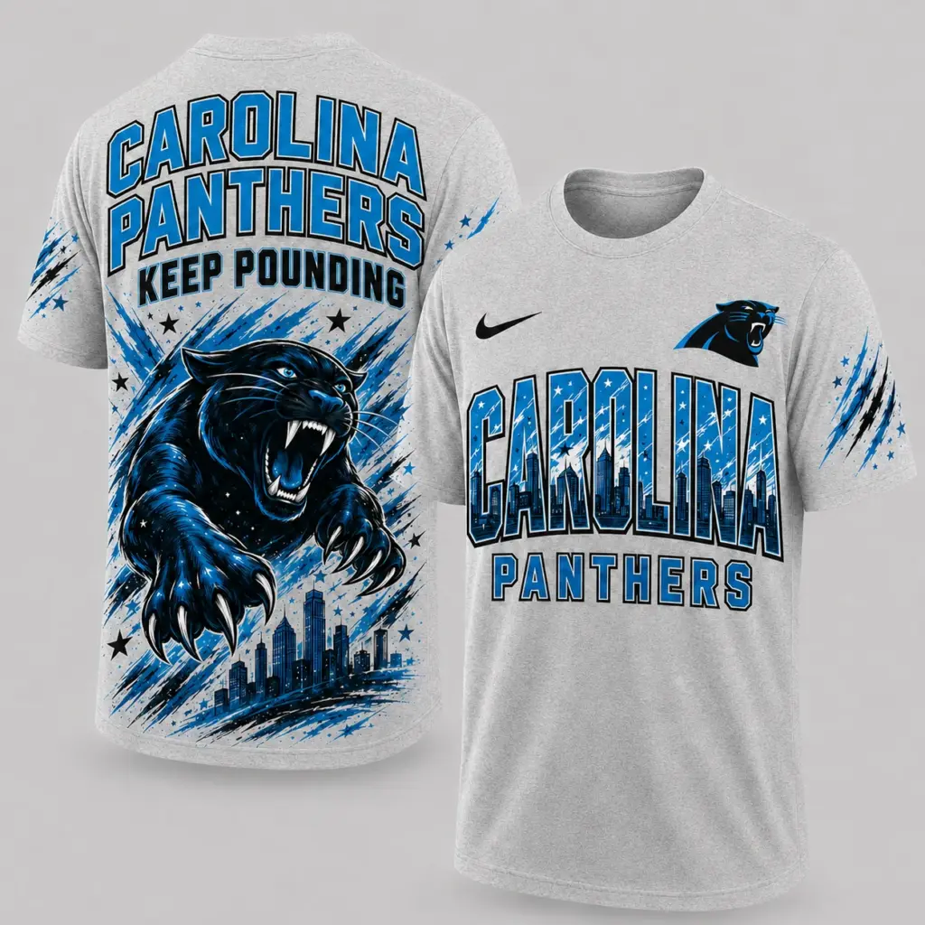 Carolina Panthers Mascot 3D Graphic T-shirt