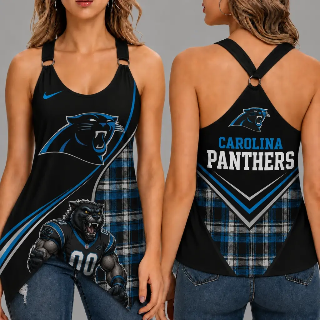 Carolina Panthers Women’s Ring Strap Tank Top