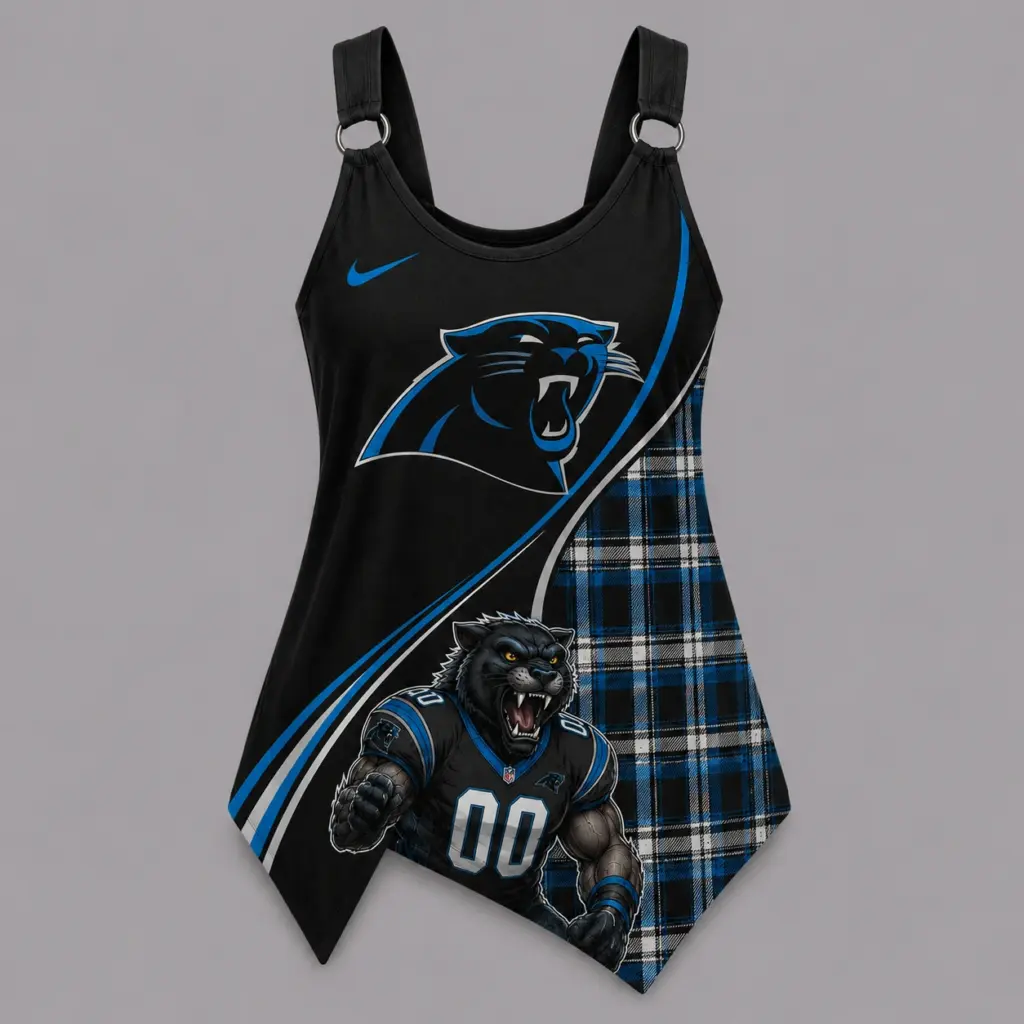 Carolina Panthers Women’s Ring Strap Tank Top