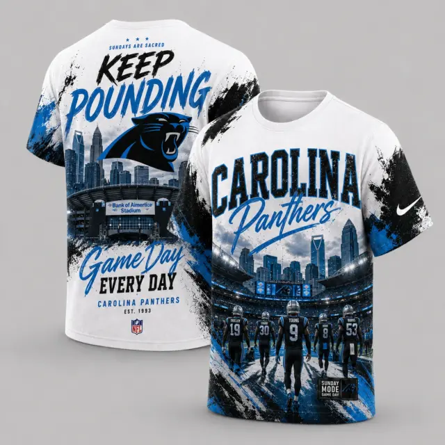 Carolina Panthers Game Day Every Day T-shirt