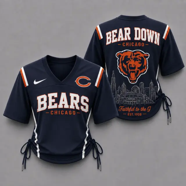 Chicago Bears Women’s Lace-Up Jersey