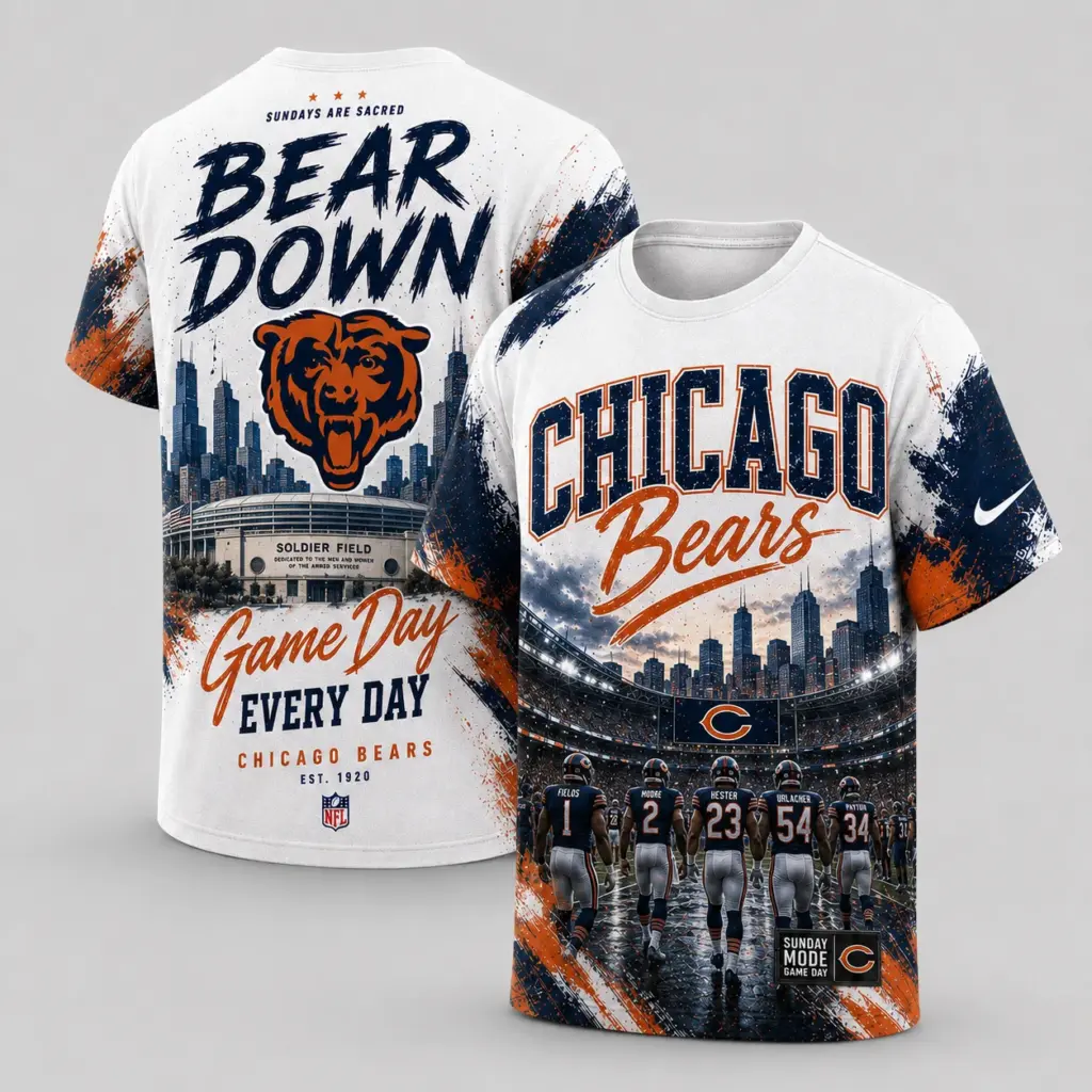 Chicago Bears Game Day Every Day T-shirt