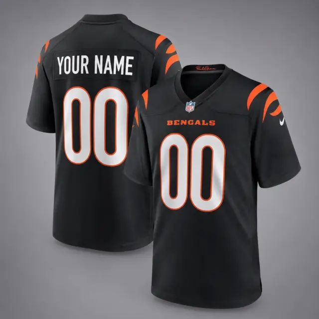 Cincinnati Bengals Custom Game Football Jersey