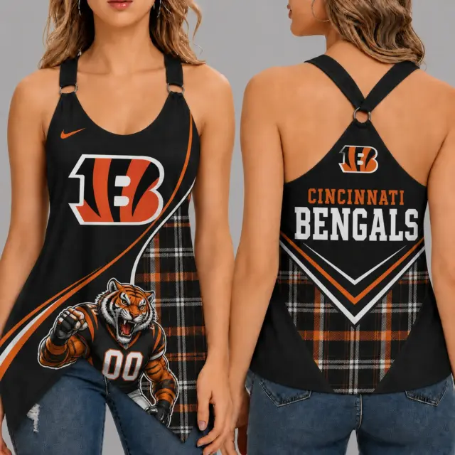 Cincinnati Bengals Women’s Ring Strap Tank Top