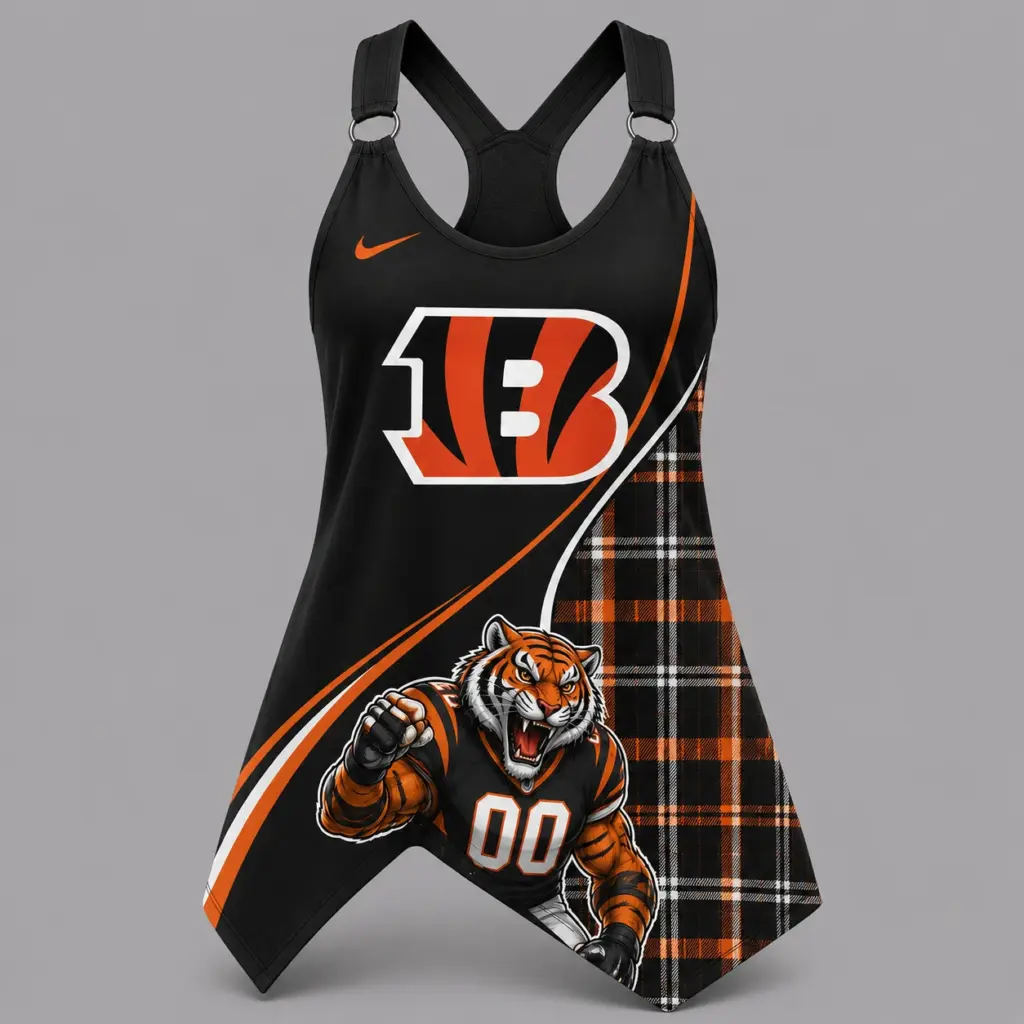 Cincinnati Bengals Women’s Ring Strap Tank Top