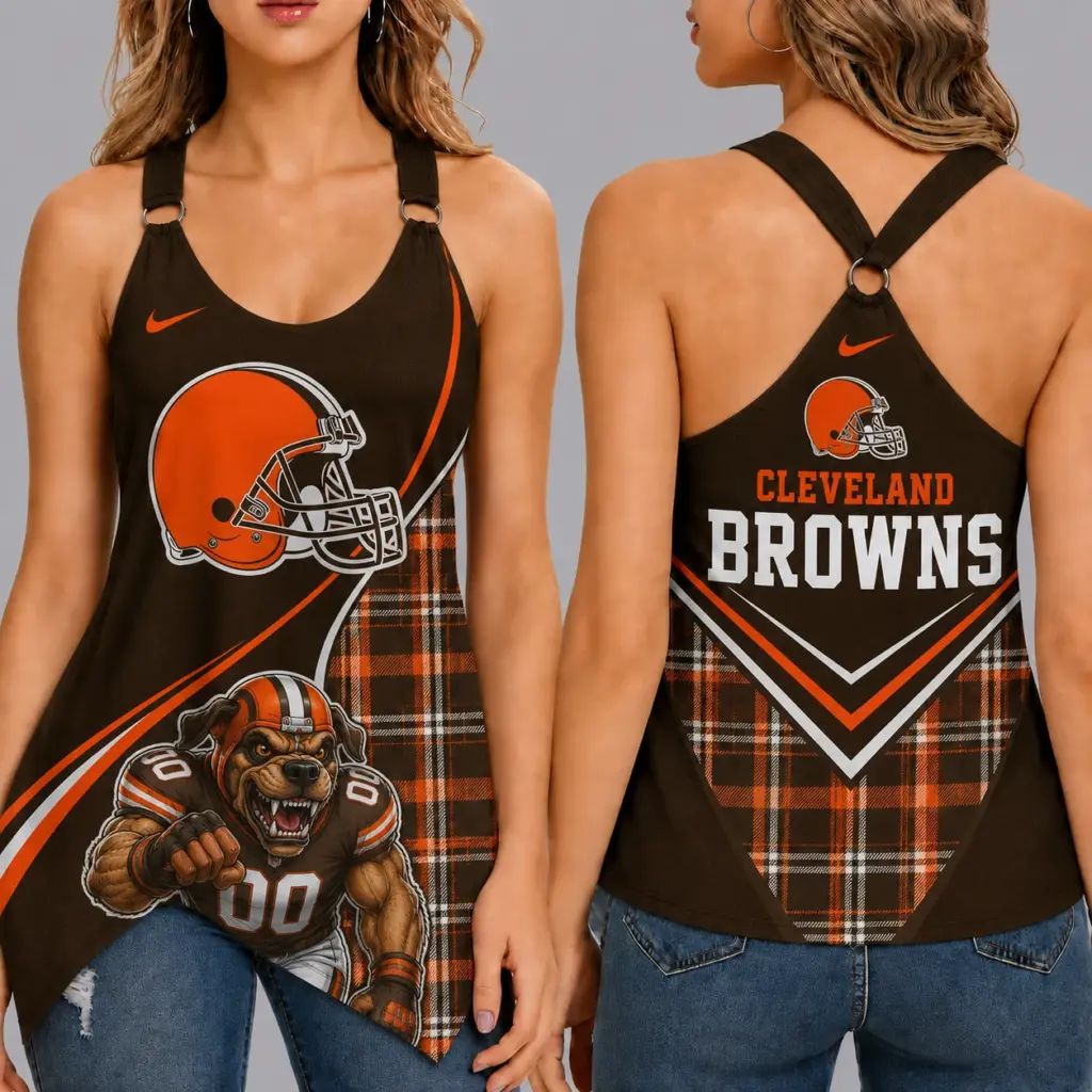Cleveland Browns Women’s Ring Strap Tank Top