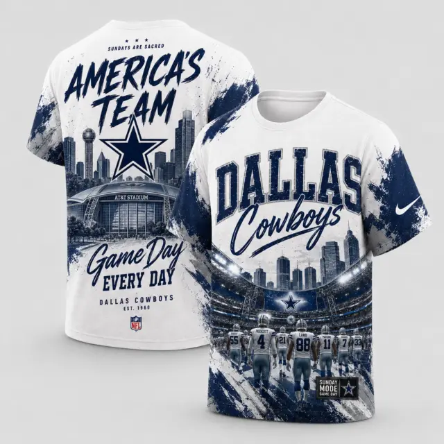 Dallas Cowboys Game Day Every Day T-shirt