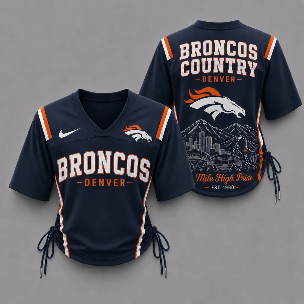 Denver Broncos Women’s Lace-Up Jersey