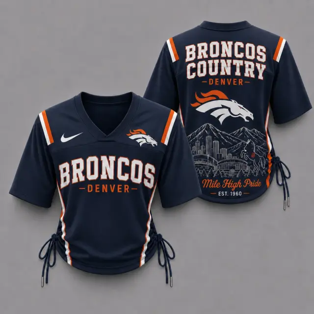 Denver Broncos Women’s Lace-Up Jersey