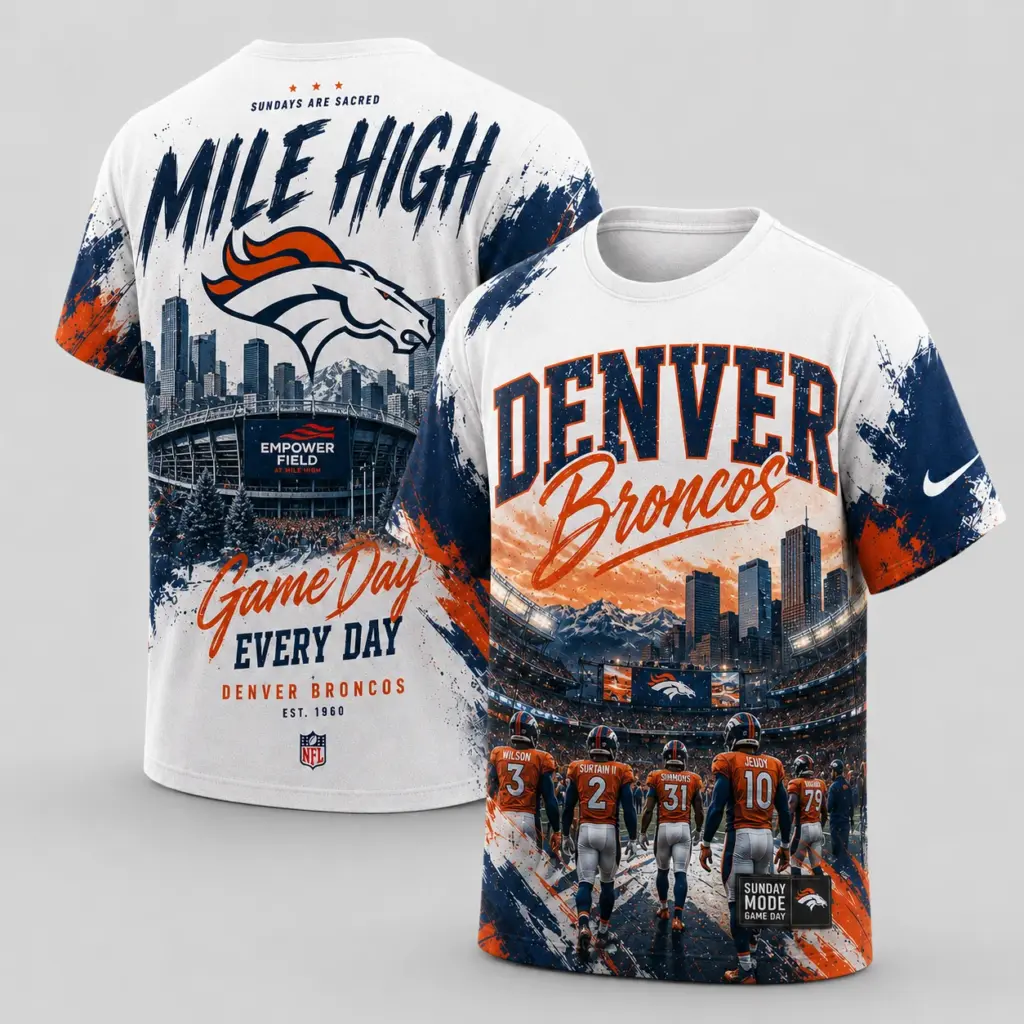 Denver Broncos Game Day Every Day T-shirt