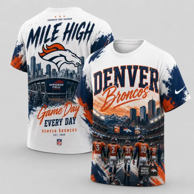 Denver Broncos Game Day Every Day T-shirt