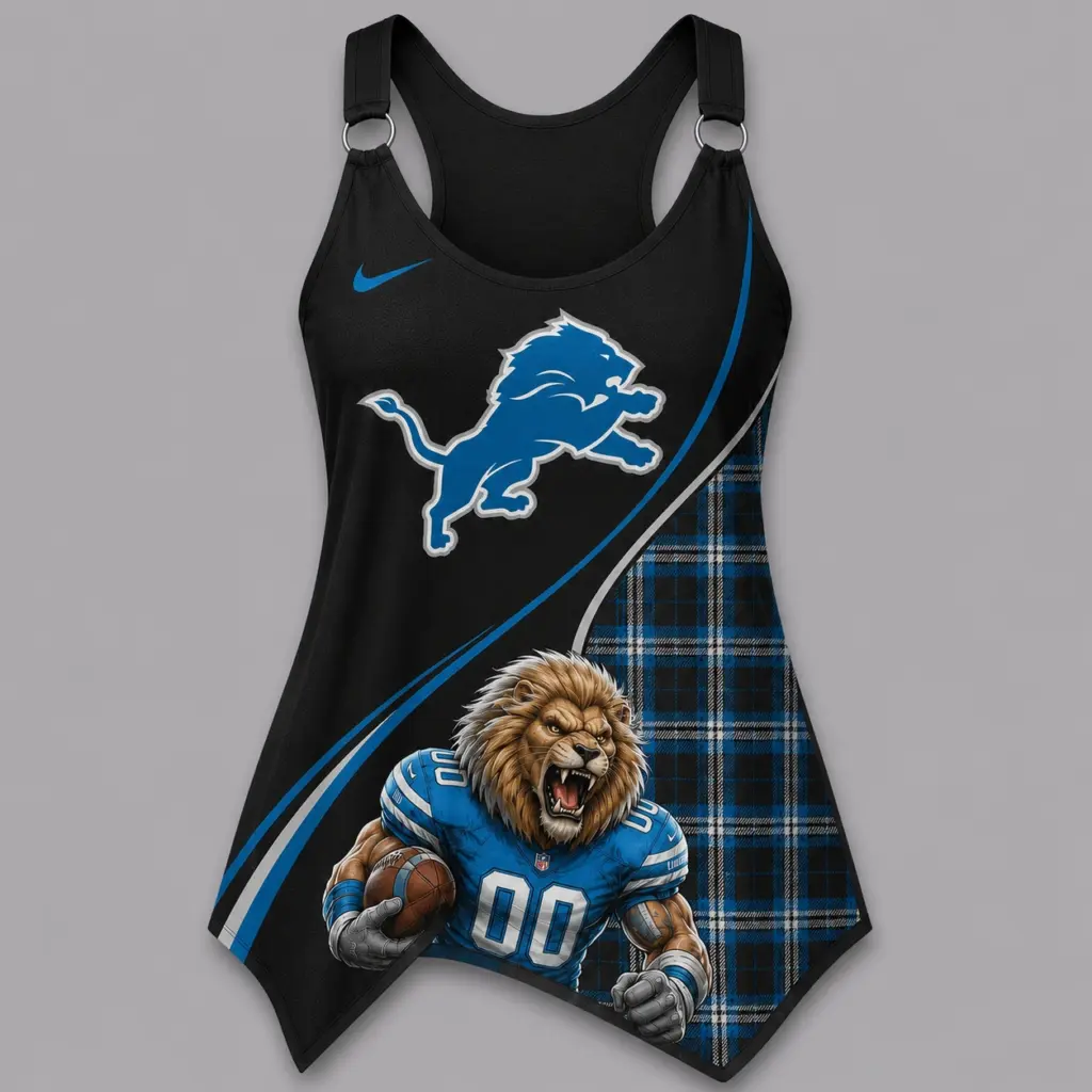Detroit Lions Women’s Ring Strap Tank Top