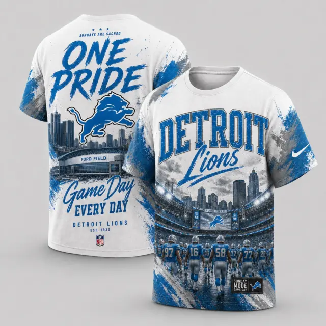 Detroit Lions Game Day Every Day T-shirt