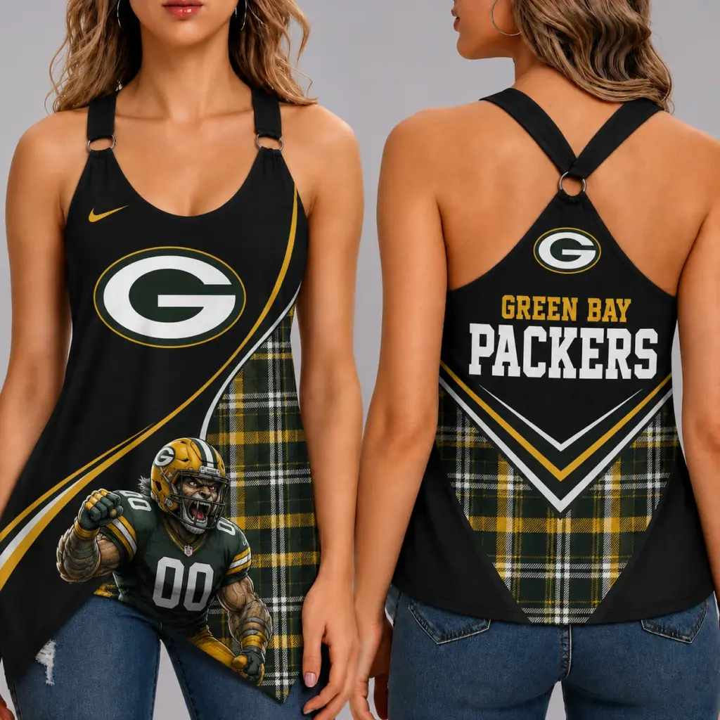 Green Bay Packers Women’s Ring Strap Tank Top