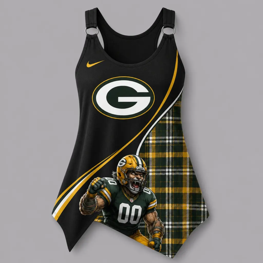 Green Bay Packers Women’s Ring Strap Tank Top