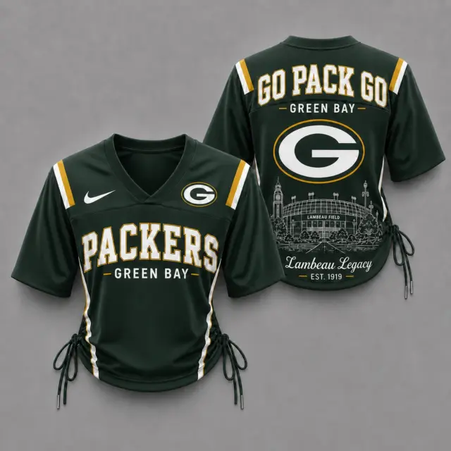 Green Bay Packers Women’s Lace-Up Jersey