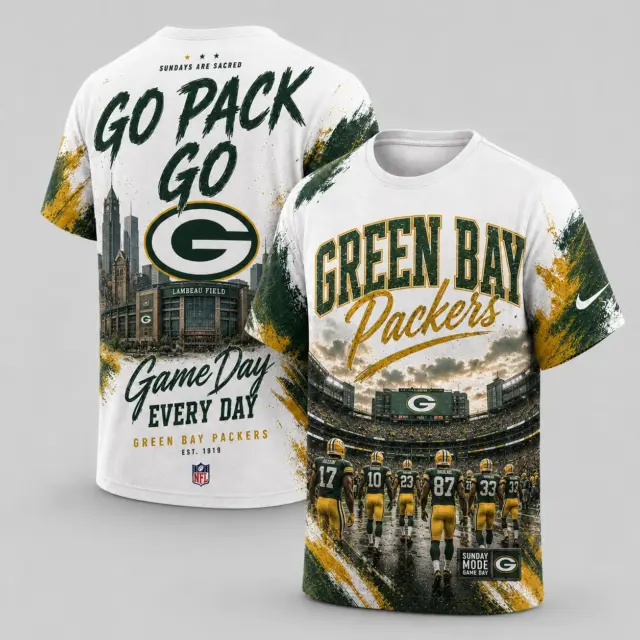 Green Bay Packers Game Day Every Day T-shirt