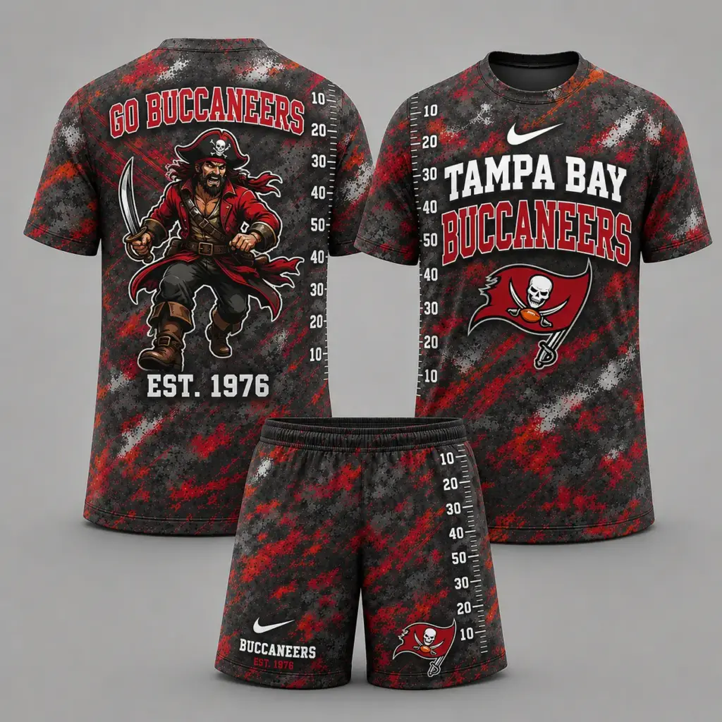 Tampa Bay Buccaneers T-shirt & Shorts Set