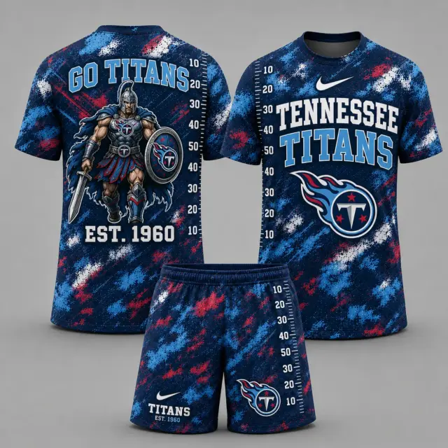 Tennessee Titans T-shirt & Shorts Set