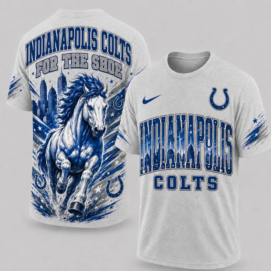 Indianapolis Colts Mascot 3D Graphic T-shirt