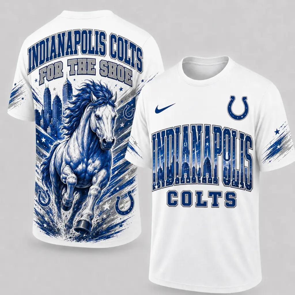 Indianapolis Colts Mascot 3D Graphic T-shirt