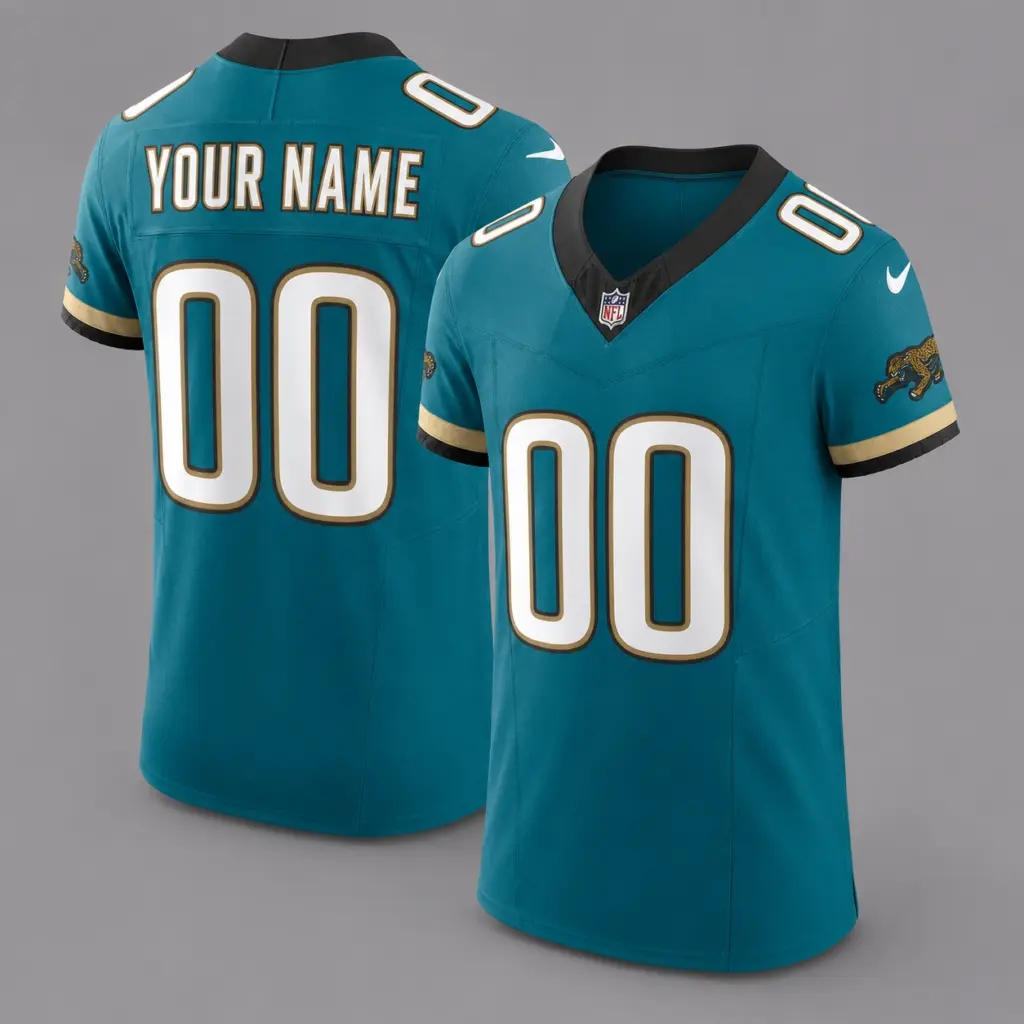Jacksonville Jaguars Custom Game Football Jersey