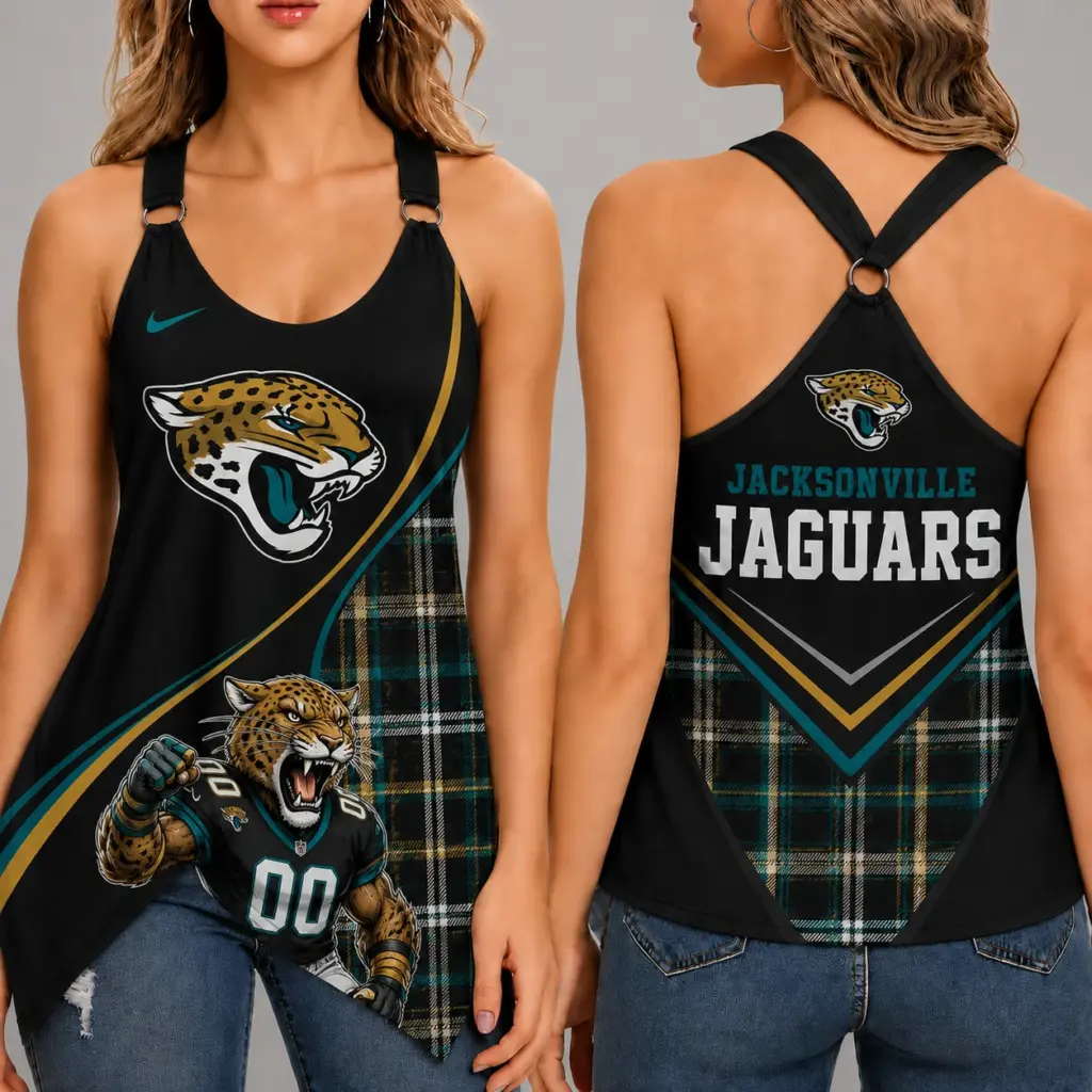 Jacksonville Jaguars Women’s Ring Strap Tank Top