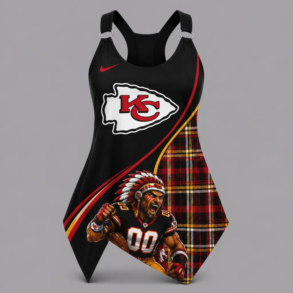 Kansas City Chiefs Women’s Ring Strap Tank Top