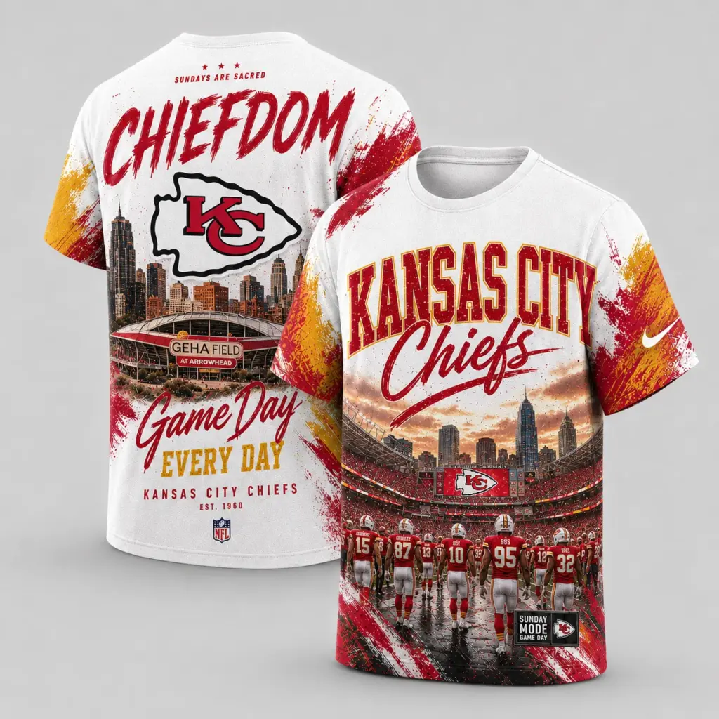 Kansas City Chiefs Game Day Every Day T-shirt