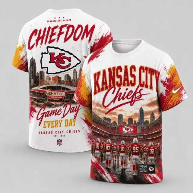 Kansas City Chiefs Game Day Every Day T-shirt