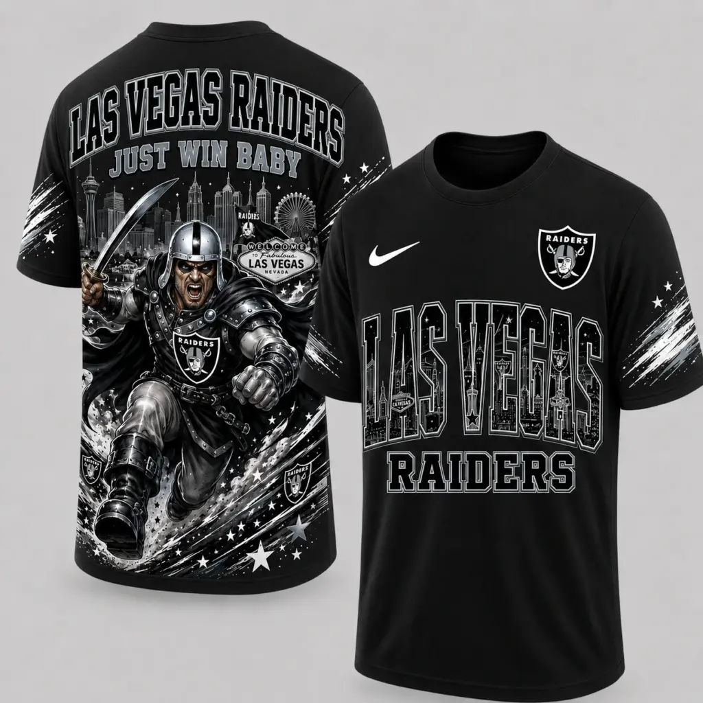 Las Vegas Raiders Mascot 3D Graphic T-shirt