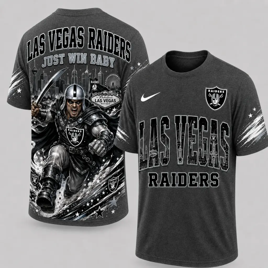 Las Vegas Raiders Mascot 3D Graphic T-shirt