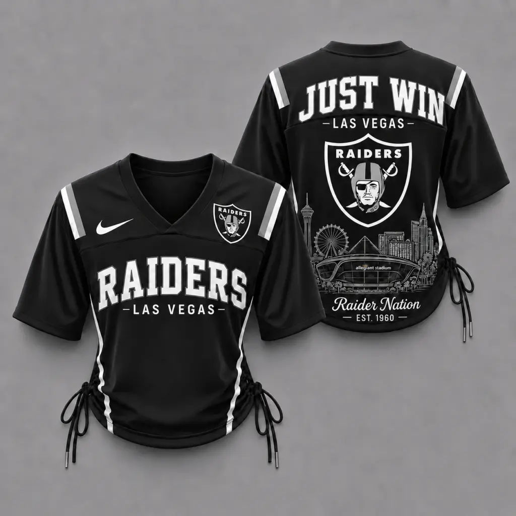Las Vegas Raiders Women’s Lace-Up Jersey