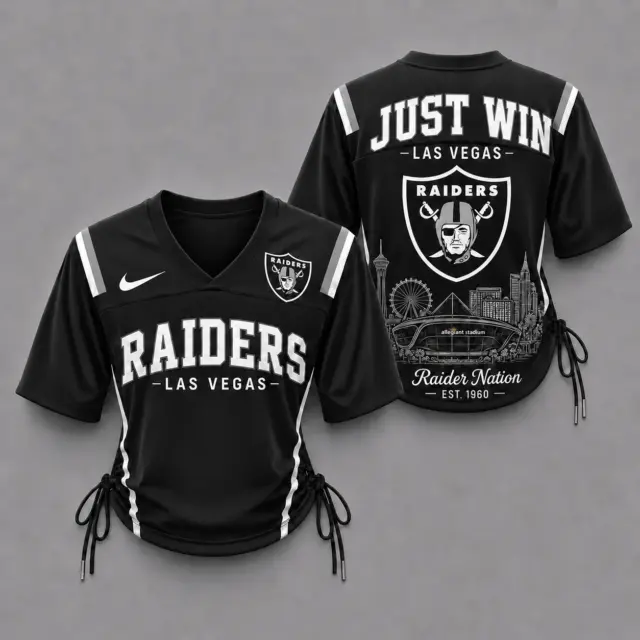 Las Vegas Raiders Women’s Lace-Up Jersey