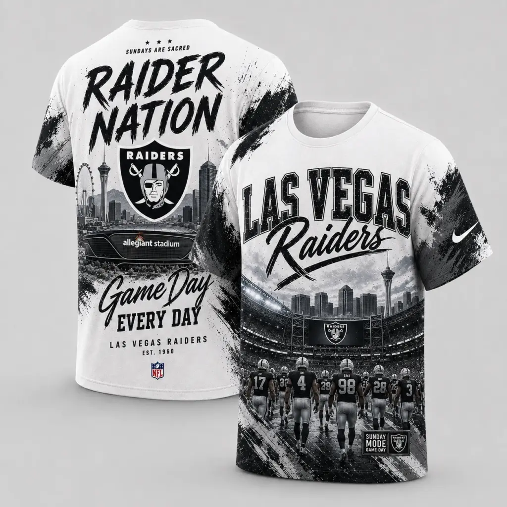 Las Vegas Raiders Game Day Every Day T-shirt