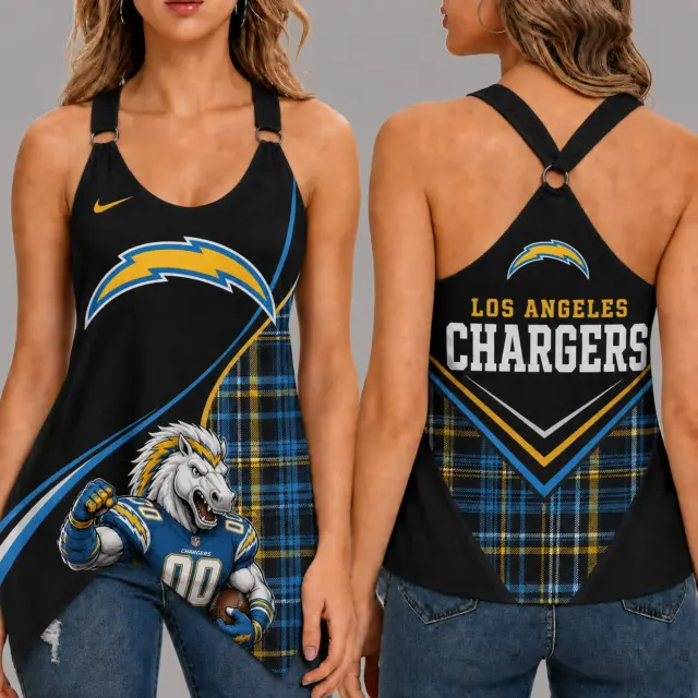 Los Angeles Chargers Women’s Ring Strap Tank Top