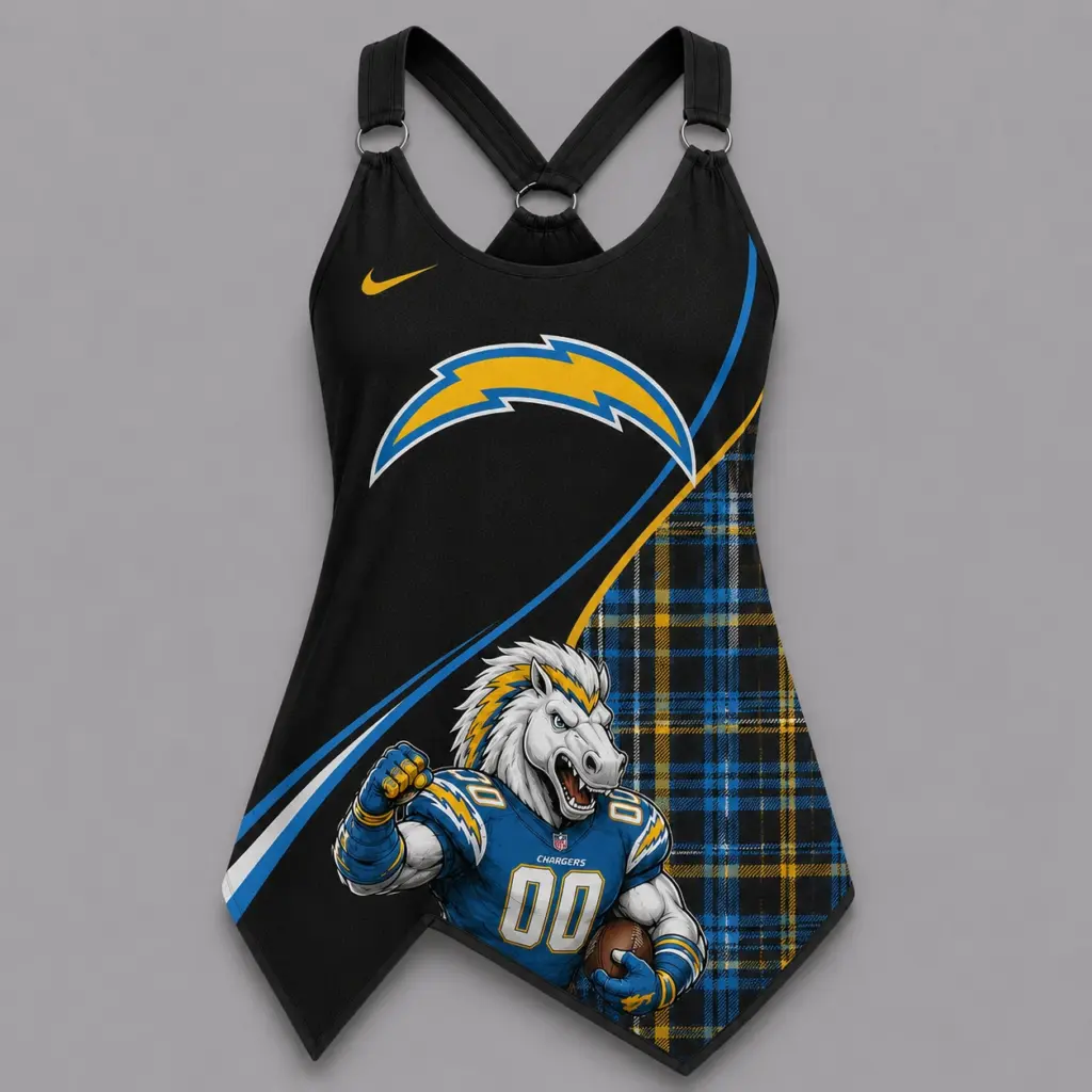 Los Angeles Chargers Women’s Ring Strap Tank Top