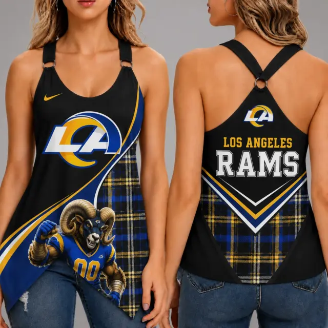 Los Angeles Rams Women’s Ring Strap Tank Top