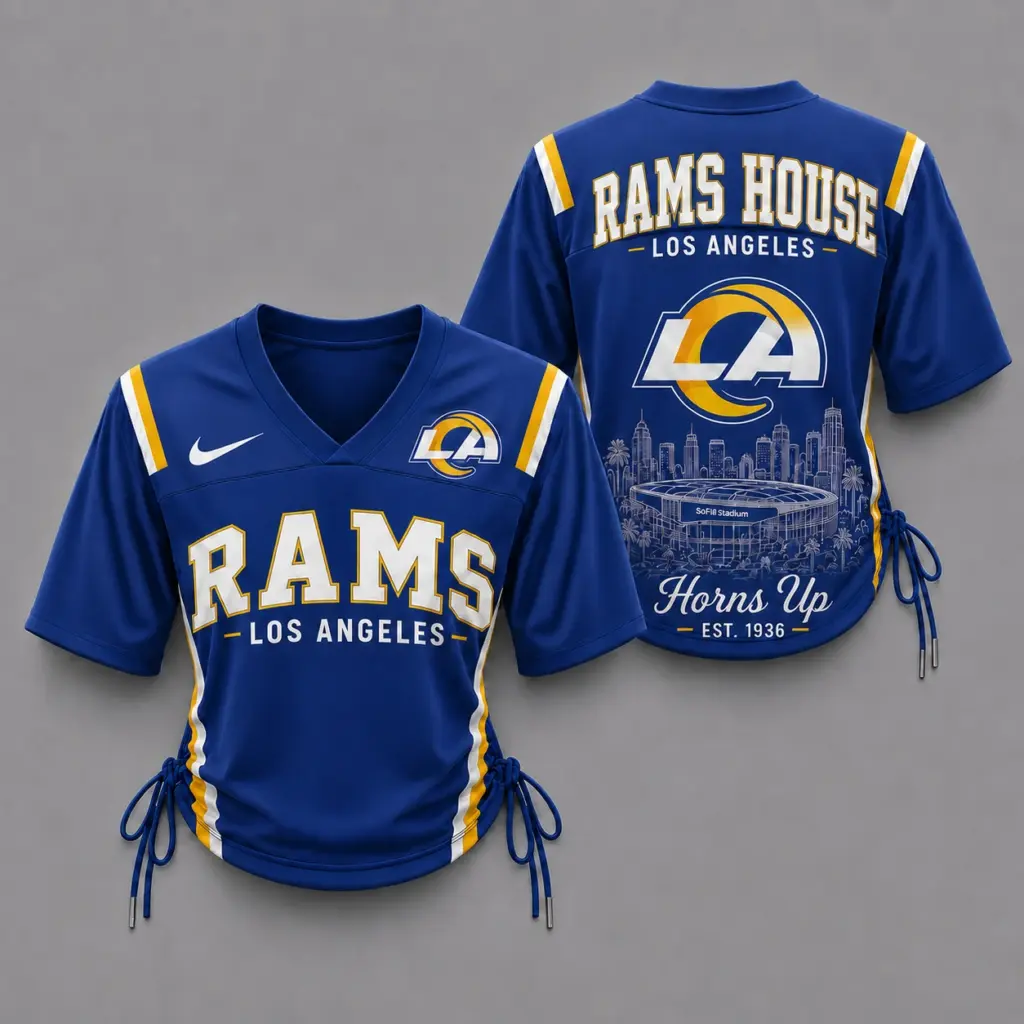Los Angeles Rams Women’s Lace-Up Jersey