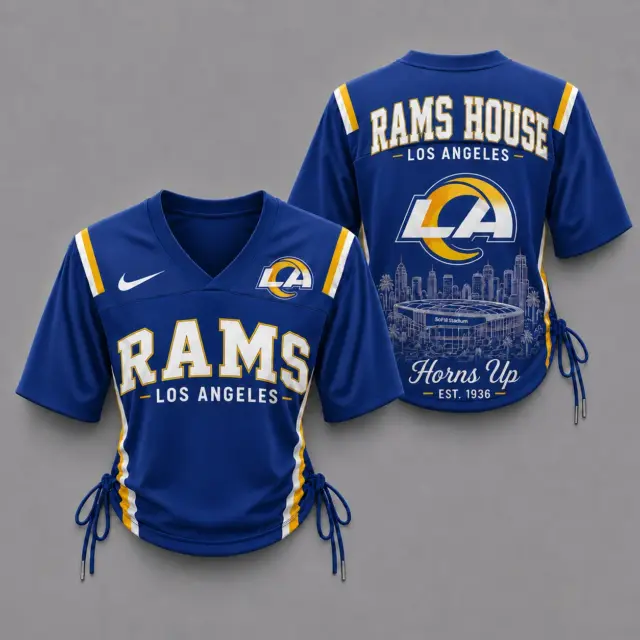Los Angeles Rams Women’s Lace-Up Jersey